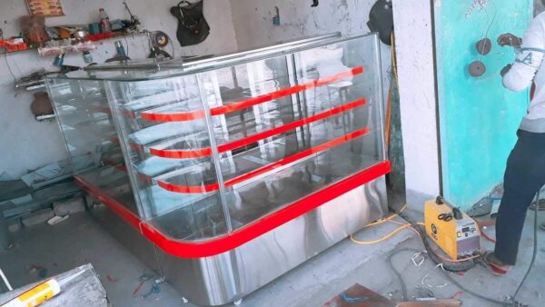 Glass Air Cooled Bakery Display Counter